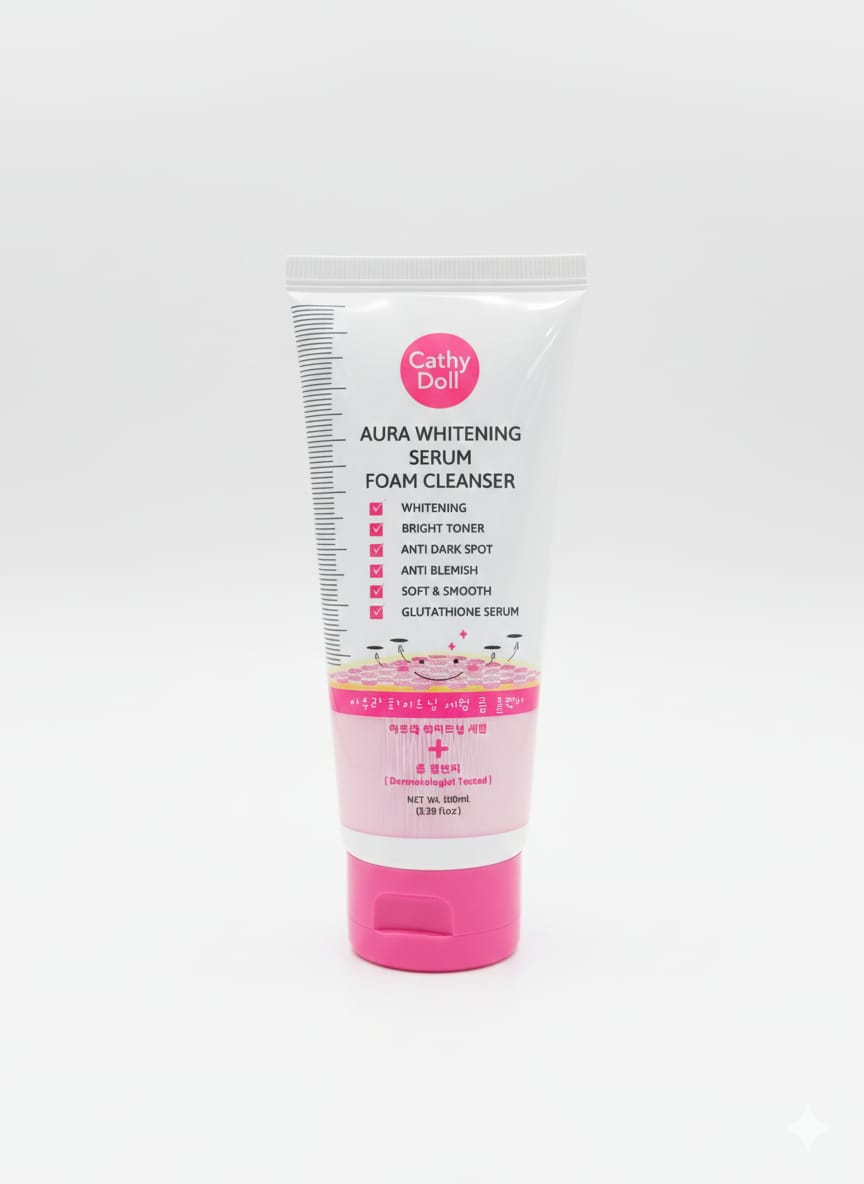 Aura Whitening Serum Foam Cleanser-c31