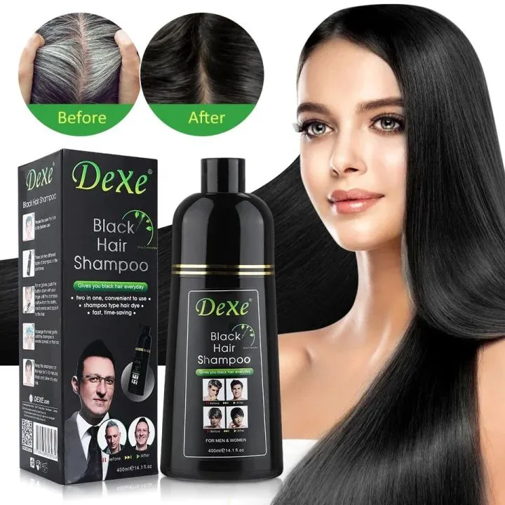 Dexe Black Hair Shampoo(400ml)-c40