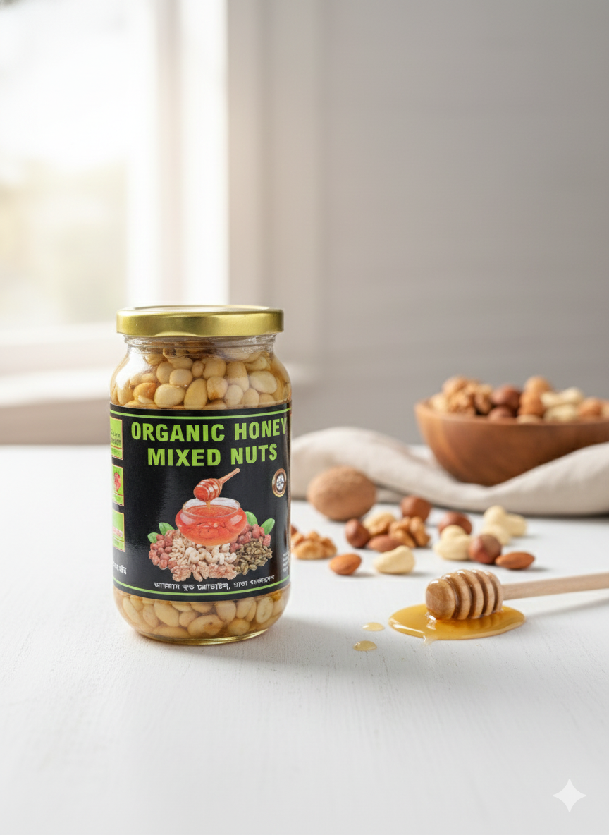 Organic Honey Mixed Nuts(500g)
